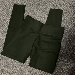 Olive green PINK leggings